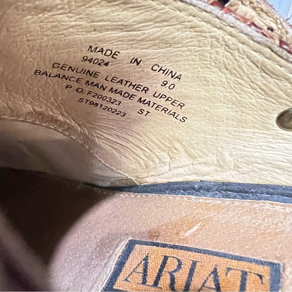 Ariat Western Style Leather Sport Mules size 9 - Picture 10 of 10